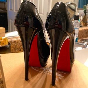 Christian Louboutin Lady Peep 150 patent calf